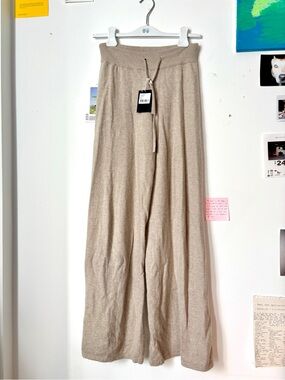 LISA YANG Sofi cashmere pants in Sand color